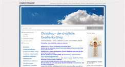 Desktop Screenshot of christshop.de